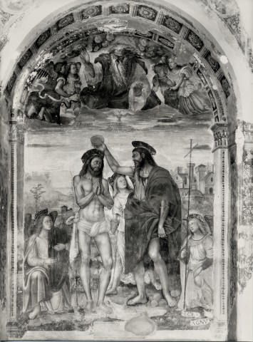 Tacchini, Giuseppe — Jacopo di Domenico da Milano (Jacobus Mediolanensis) - sec. XVI - Battesimo di Cristo — insieme